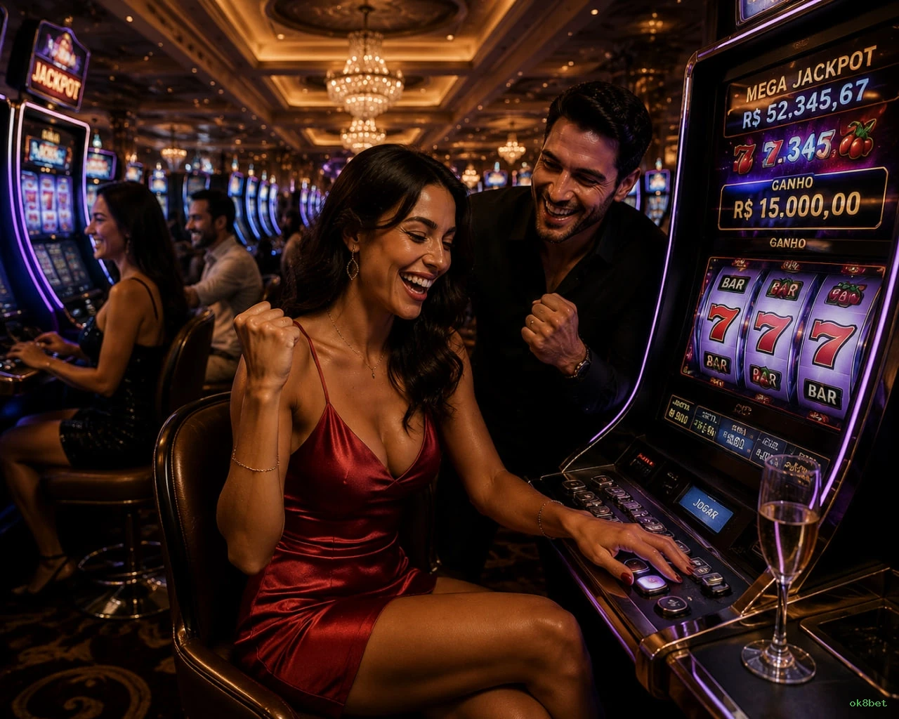 Imagem promocional do login da ok8bet